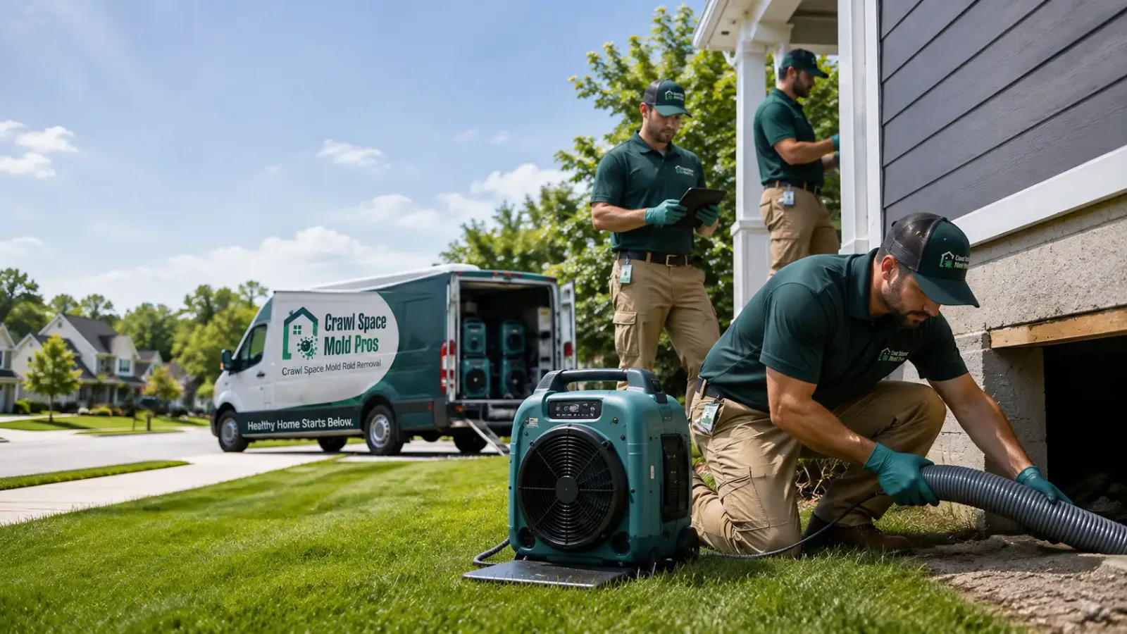 Crawl Space Mold Removal in Grafton, IA